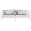 vidaXL Daybed Frame without Mattress White Metal 90x200cm