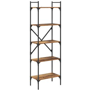 vidaXL Bookcase Old Wood 56 x 32 x 174 cm Engineered Wood