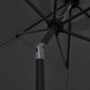 vidaXL Garden Parasol with LED Lights and Aluminium Pole 300 cm Anthracite