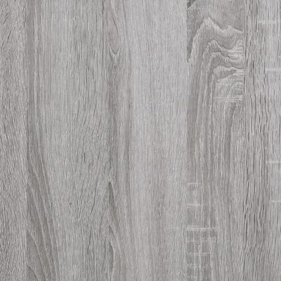 vidaXL Shoe Rack Grey Sonoma 60x30x45 cm Engineered Wood