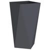 vidaXL Planter 2 pcs Anthracite 40 x 40 x 75 cm Steel