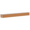 vidaXL Garden Raised Bed Light Brown 390 x 50 x 36 cm Galvanised Steel