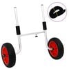 vidaXL Kayak Trolley Detachable 100 kg Aluminium
