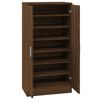 vidaXL Shoe Cabinet Brown Oak 55x35x108 cm Engineered Wood