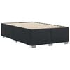vidaXL Bed Frame without Mattress Black Full Faux Leather