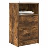 vidaXL Bedside Tables with Drawer 2 pcs Smoked Oak 40 x 30 x 467 cm