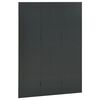 vidaXL 3-Panel Room Divider Anthracite 120x180 cm Steel
