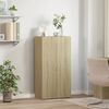 vidaXL File Cabinet Sonoma Oak 60x32x115 cm Engineered Wood