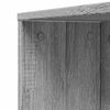 vidaXL Narrow Bathroom Cupboard with Wheels Grey Sonoma Engineered Wood