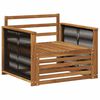 vidaXL Outdoor Middle Sofa Natural
