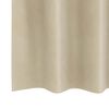 vidaXL Blackout Curtains 2 pcs Cream 140 x 140 cm Velvet