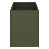 vidaXL Garden Planter Olive green 50 x 32 x 40 cm Cold-rolled Steel
