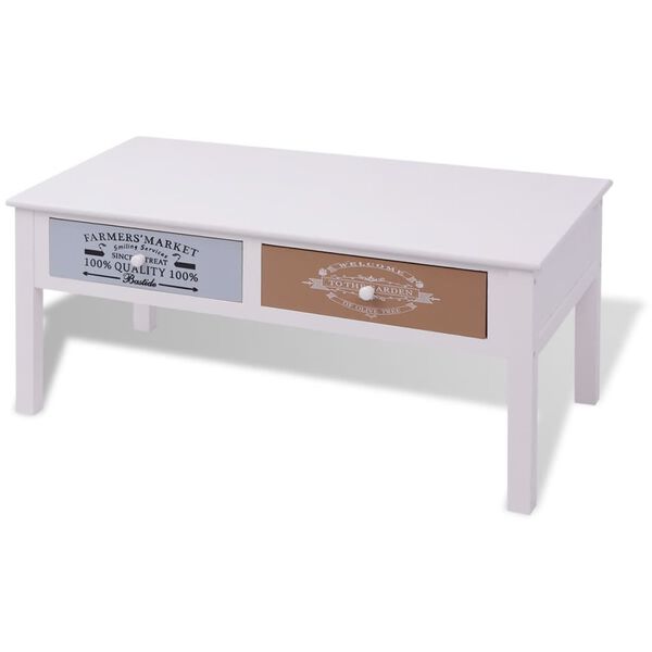 vidaXL French Coffee Table Wood