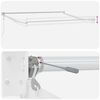 vidaXL Automatic Retractable Awning Burgundy 500x300 cm