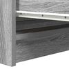 vidaXL Sideboard Grey Sonoma 80x35x99 cm Engineered Wood