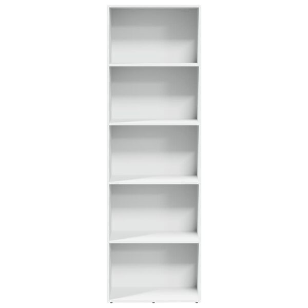 vidaXL Bookcase White 60x30x189 cm Engineered Wood
