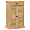 vidaXL Shoe Cabinet VIGO 60x35x96 cm Solid Wood Pine