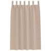vidaXL Blackout Curtains with Rings 2 pcs Taupe 175 x 140 cm Polyester