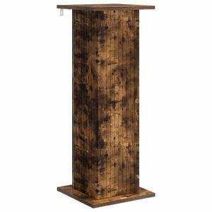 vidaXL Plant Stand Smoked Oak 30.5 x 30 x 80.5 cm Engineered Wood