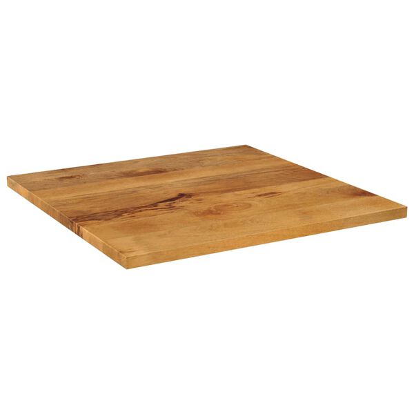 vidaXL Table Top 80x80x2.5 cm Square Solid Wood Mango