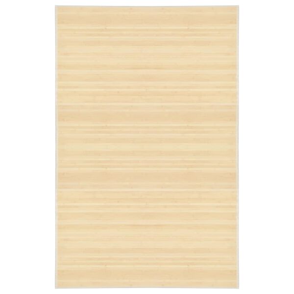 vidaXL Rug Bamboo 100x160 cm Natural