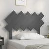 vidaXL Bed Headboard Grey 104x3x80.5 cm Solid Wood Pine