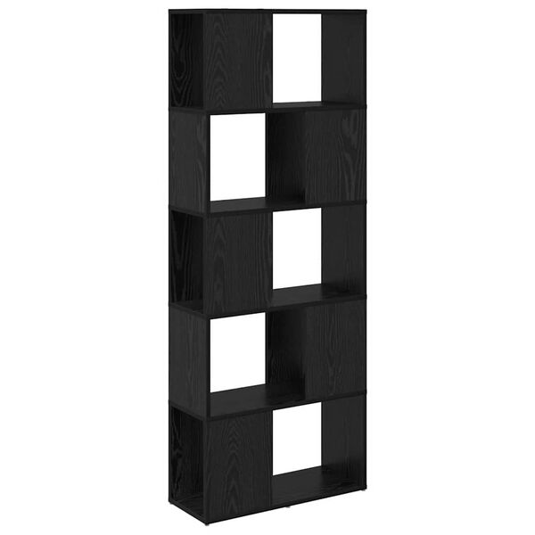 vidaXL TV Cabinet Set Black 60 x 24 x 156 cm Engineered Wood