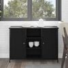 vidaXL Sideboard Black Oak 100 x 35 x 70 cm