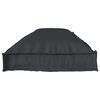 vidaXL Pallet Cushion for Bench Black 150 x 40 x 8 cm Oxford fabric