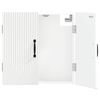 vidaXL Dartboard Cabinet HOORN White 52.5 x 10.5 x 53.5 cm