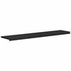 vidaXL Window Sill Anthracite with Wood Grain 140 x 30 x 4.5 cm PVC
