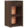 vidaXL Bedside Cabinet Brown Oak 35x34x65 cm Engineered Wood