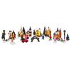 vidaXL Christmas Tabletop Decor 24 pcs Resin, Plastic Multicolour
