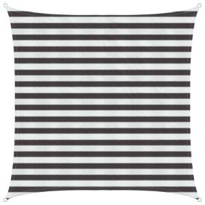 vidaXL Sunshade Sail Square 2 x 2 m HDPE Anthracite and White