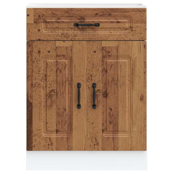 vidaXL Kitchen Base Cabinet Kalmar Old Wood Engineered Wood