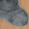 vidaXL Faux Rabbit Fur Rug Olite Anthracite 60 x 90 cm Polyester