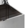 vidaXL Outdoor Storage Box Silver 100 x 50.5 x 50 cm Steel