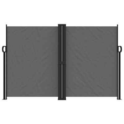 vidaXL Retractable Side Awning Anthracite 160x1200 cm