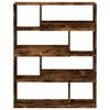 vidaXL Bookcase Smoked Oak100x33x125.5 cm Engineered Wood