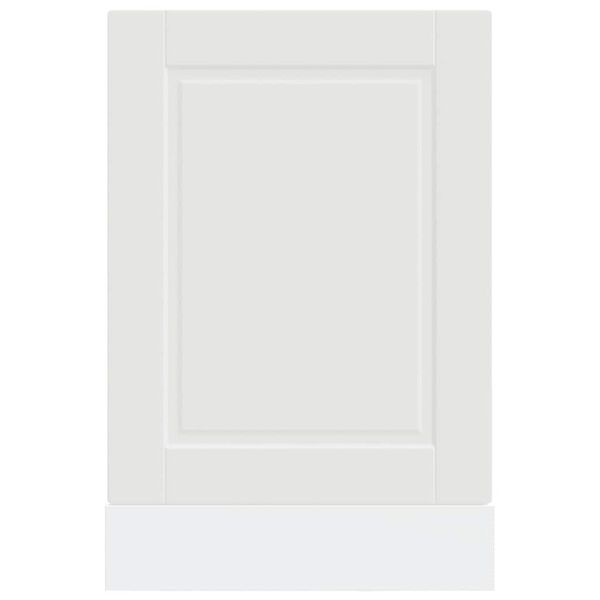 vidaXL Dishwasher Panel Porto White 45x1,5x67 cm Engineered Wood