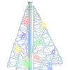 vidaXL Christmas Tree with 100 LEDs Multicolour 120 cm Acrylic