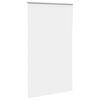 vidaXL Roller Blind Blackout White 125x230 cm Fabric Width 121.6 cm Polyester