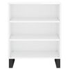 vidaXL Sideboard High Gloss White 57x35x70 cm Engineered Wood