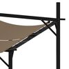 vidaXL Gazebo with Retractable Roof 600x300x233 cm Taupe