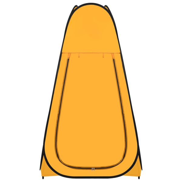vidaXL Pop Up Shower Tent Yellow