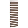 vidaXL Zebra Blind Brown 85x200 cm Fabric Width 80.9 cm Polyester