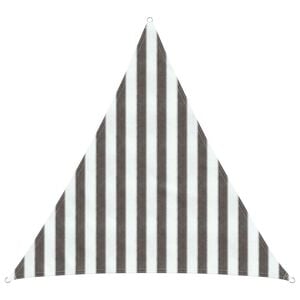 vidaXL Sunshade Sail Light Grey and White 2 x 2 x 2 m HDPE