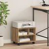 vidaXL Printer Stand Artisan Oak 41 x 32 x 34.5 cm Engineered wood