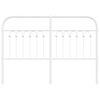 vidaXL Metal Headboard White 140 cm