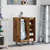 vidaXL Golf Cabinet with Wheel Plain Old Wood 65 x 45 x 98 cm